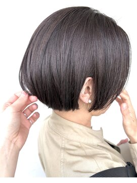 ヘアサロン ナノ(hair salon nano) 大人かわいい丸みショートボブ