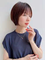 トルネード(TORNADO) 大人ショートボブ前髪ありひし形丸み丸顔絶壁面長K20240806