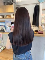 クロレ(CLORE) 艶ダークブラウン ロングヘア モード