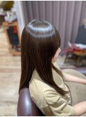 天使の輪の縮毛矯正