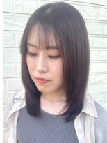 アンジュ 篠ノ井店(ange)&nbsp;20代30代40代50代ミディアムレイヤースタイル