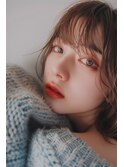 シースルーバング/顔まわり/ワイドバング【lana hair 新宿】