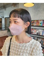 ブルー 青葉台(BLUE)&nbsp;短め外ハネボブ。