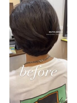 グリッター (Glitter) 30代40代50代60代☆ツイストパーマ+カット+ハイライト