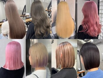 イリ 心斎橋(ili)の写真/心斎橋でカラーするならili♪初めてのブリーチ、デザインカラーもお任せ!個性を活かした”自分カラー”に