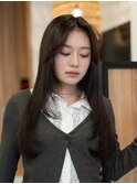 簡単スタイリングワンカールレイヤーカット＊顔周りレイヤー