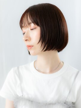 ドクターズサロン LAB 小山店 ツヤ髪チェリーレッドミストバングボブディb大宮20代30代40代