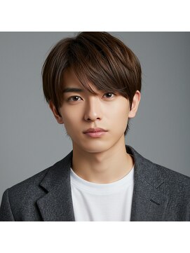 コトナ 越谷店 ビジネスメンズショートリクルート七三かき上げヘアツーブロック