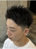 スパイキーショートフェザーショート波巻きツイスパ仙台美容室