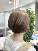 丸みショートボブ