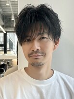 アビーファイブ(ABBEY 5)&nbsp;マッシュセンターシースルースパイキーショートメンズmen's