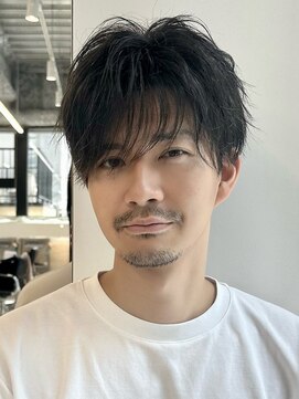 アビーファイブ(ABBEY 5) マッシュセンターシースルースパイキーショートメンズmen's