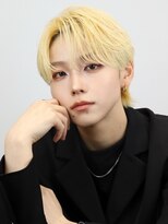 ザ サードヘアー 柏(THE 3rd HAIR)&nbsp;ブリーチカラー シースルーコンマセンターパート