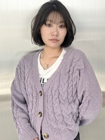 チグン(Jigun)&nbsp;ふんわり丸み韓国風ボブ♪