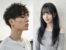 men's＆韓国レイヤー[ショートヘア/ハイライト/ダブルカラー]