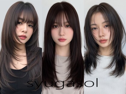 syugasol元町三宮【シュガソル】レイヤーカット/顔周り/韓国【3/5 NEW OPEN(予定)】の写真