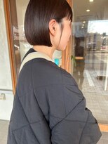 ハル 泉中央駅前店(hal) 大人ミニボブ/ナチュラルブラウン/hal泉中央駅前店