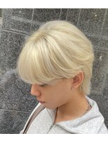 リップス 吉祥寺店 (LIPPS)&nbsp;ホワイトブロンドシースルーウルフ