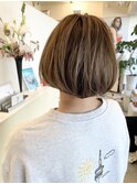 ナチュラルハイライト　30代ヘア　フローディアトリートメント