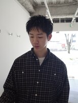 プールサイド(POOLSIDE)&nbsp;ダウンバングショート　メンズカット　博多区　吉塚　千代　箱崎