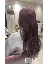 エルト 大通店(ERHT)&nbsp;ロングレイヤー×ピンクブラウン【札幌/大通/ERHT】