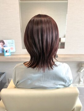 イマージュ 志免店(image) 美シルエットのナチュラルウルフボブ