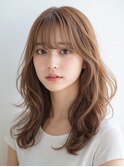 くびれヘア &nbsp;美髪 &nbsp;ハイライトカラー　アプリコットオレンジ