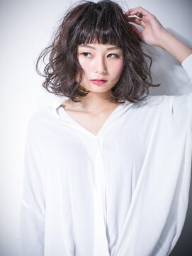 カバーヘア イヴ 戸頭店(COVER HAIR EVE) *EVE戸頭*くせ毛風スパイラルカール♪Aライン小顔大人ボブw