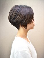 ヘアスタジオヘーフリヒ(HAIR STUDIO HoFLICH) ☆センシュアルショート/大人かわいい/ボブ/センターパート☆