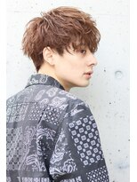 ネイビー(NAVY)&nbsp;スパイラルパーマ　前下がり