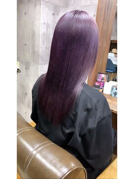 ラフ 難波店(LAFF) #黒髪#ボブルフ#ネビージュ#小顔#ワンレン