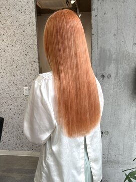 ラニヘアサロン(lani hair salon) 【天神/大名】ペールオレンジ