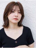 韓国風重めミディ