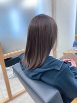 リュクスバトーバイトリコ 船橋南口店(Luxe BATEAU by tricot) 艶カラーのストレートスタイル/20代30代40代