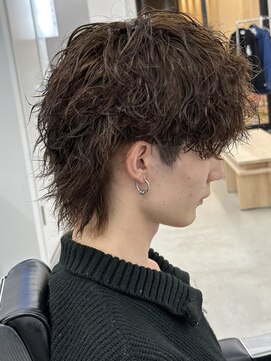 ロンド ローガン 名駅(Lond LOGAN) 波巻きスパイラルパーマ　ウルフ　メンズ　名古屋　名駅