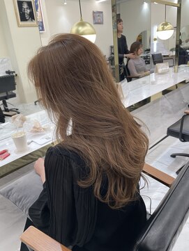 シェノン サントル(CHAINON CENTRE) シルキーベージュ/デザインカラー/髪質改善カラー