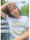 Aimee 町田　オリーブブラウン×ショートボブ