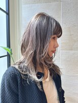 ビュートリアム265(BEAUTRIUM 265)&nbsp;ミディアムレイヤー/レイヤーカット/ハイライト/ベージュ/銀座