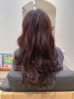 リバティ(liberty)&nbsp;ワインレッドカラー×ロングレイヤー