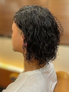 スカイ 亀戸店 (sky) ハイライト/マッシュパーマ/アッシュブラック<理容室>[亀戸]