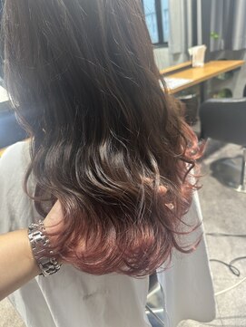 RC ピンク裾カラー