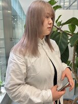 ガリカ 大名(Gallica)&nbsp;【森千晶】顔まわりレイヤーに透明感たっぷりハイトーンカラー