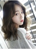 巻き髪風パーマ/韓国風パーマ/小顔カール/ナチュラルウェーブ