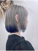 【ツートンカラー】×【コバルトブルー】