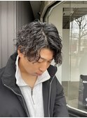 メンズ特殊パーマスタイル