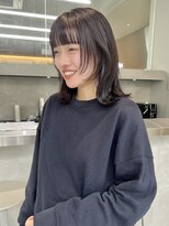 カケル(×.)&nbsp;顔まわりレイヤー/くびれボブ/ミディアムボブ