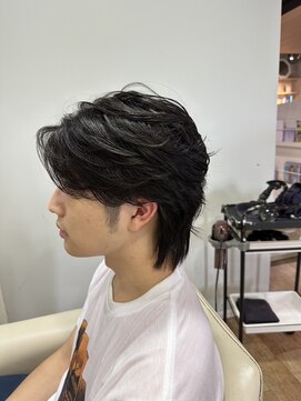 アプシー 南が丘本店(apsee) フェザーパーマ/黒髪/フェザーショート