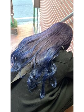 マエストロ(Maestro) ラベンダーとネイビーブルーのグラデーションカラー