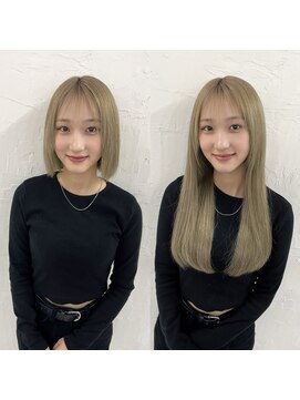 ハイエクステンション 京都駅前店(Hi-Extension) くすみベージュ ★ mao_214