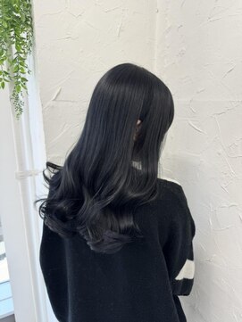 プライズ 表参道原宿店(prize) ブルーブラック透明感カラーイルミナ原宿表参道